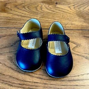Baby Girl Leather Mary Janes, Size 2